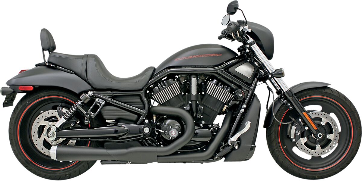 BASSANI XHAUST 1V22JB SCARICO COMPLETO 2 in 1 Road Range V-Rod Harley Davidson VRSCDX 1250 ABS 07>15