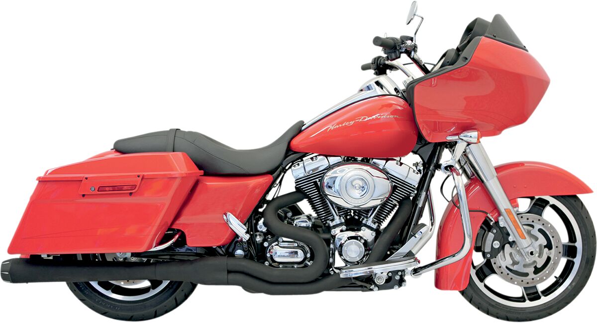 BASSANI XHAUST FLH-747B SCARICO COMPLETO 2 in 1 Road Rage B4 Harley Davidson FLHXS 1690 ABS 95>16