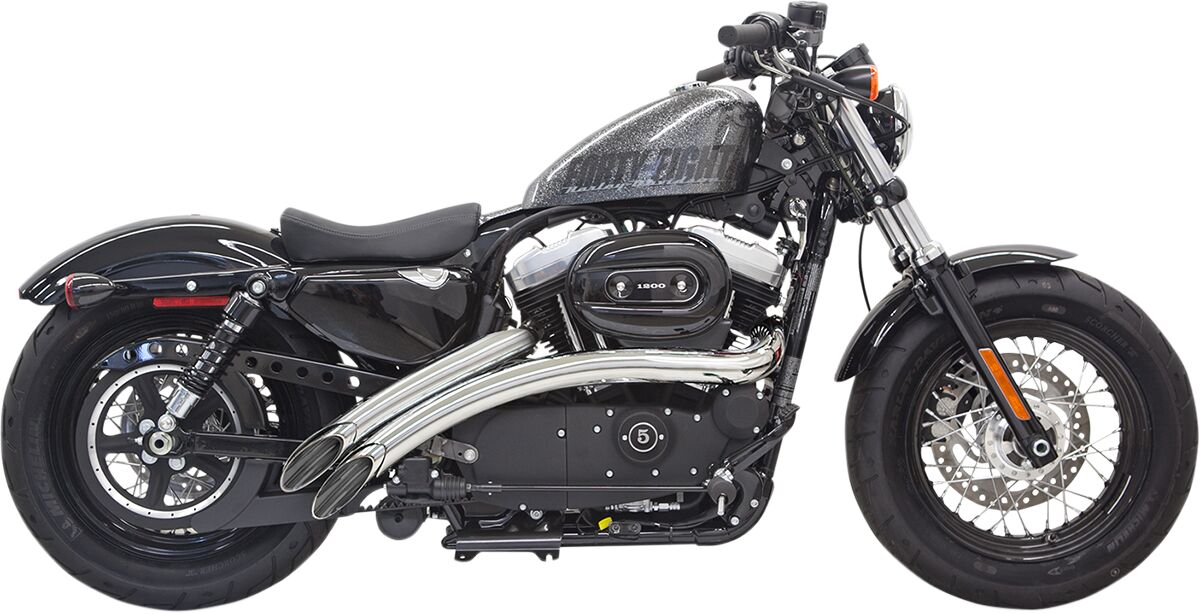BASSANI XHAUST 1X2FC SCARICO COMPLETO Radial Sweeper Harley Davidson XL 883 N 14>22