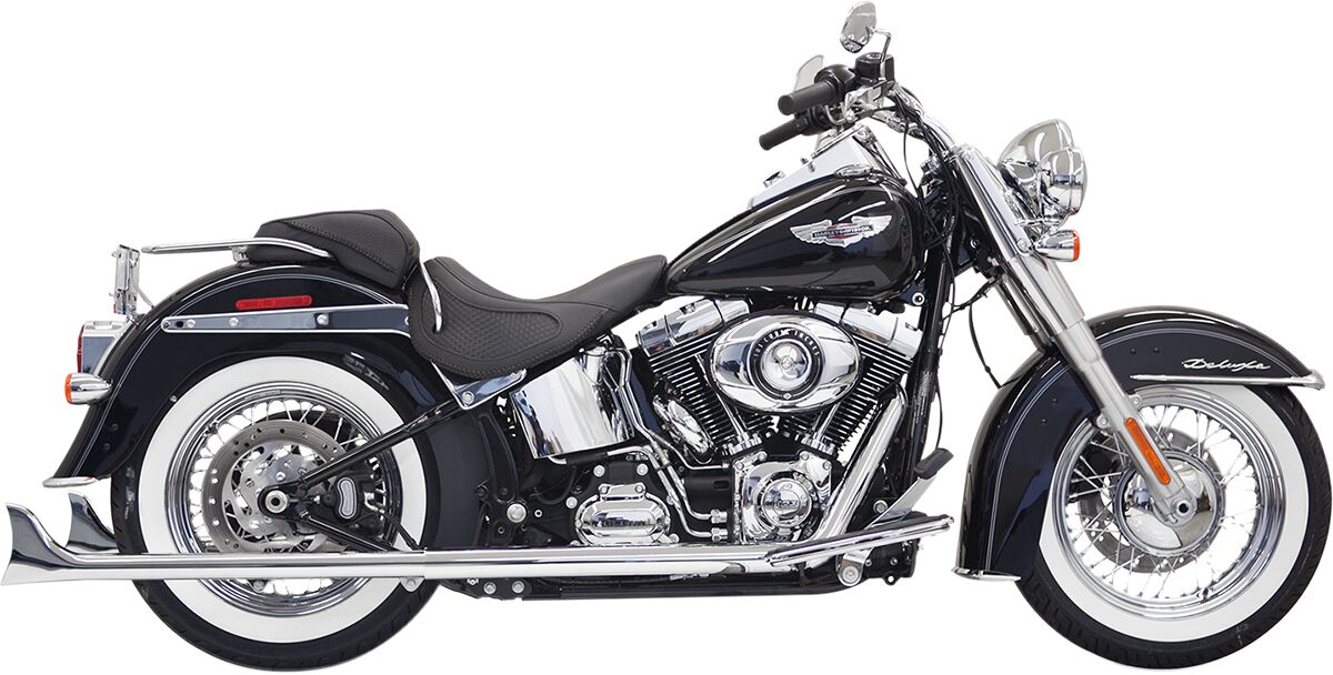 BASSANI XHAUST 1S26E-33 SCARICO COMPLETO True Duals con silenziatori Fishtail Harley Davidson FLS 1690 07>17