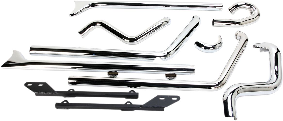 BASSANI XHAUST 1S26E-36 SCARICO COMPLETO True Duals con silenziatori Fishtail Harley Davidson FLS 1690 07>17