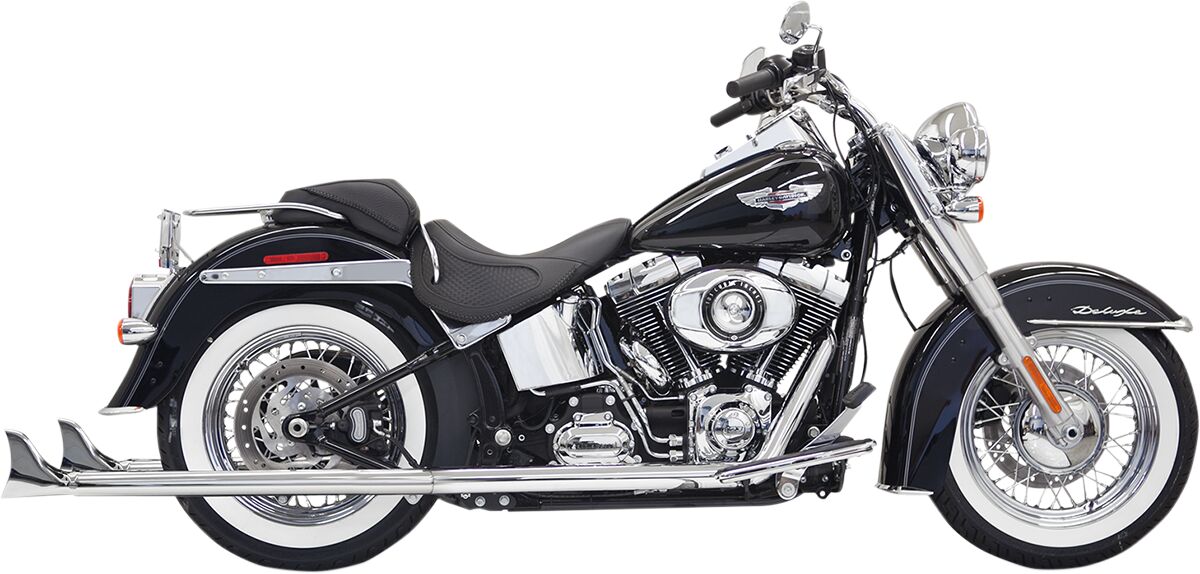 BASSANI XHAUST 1S66E-36 SCARICO COMPLETO True Duals con silenziatori Fishtail Harley Davidson FLS 1690 07>17