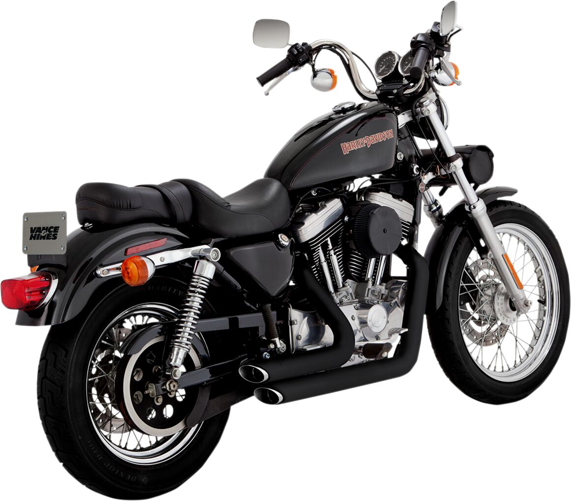 VANCE HINES 47223 Scarico Staggered Shortshot HARLEY DAVIDSON XL 883 C 99>03