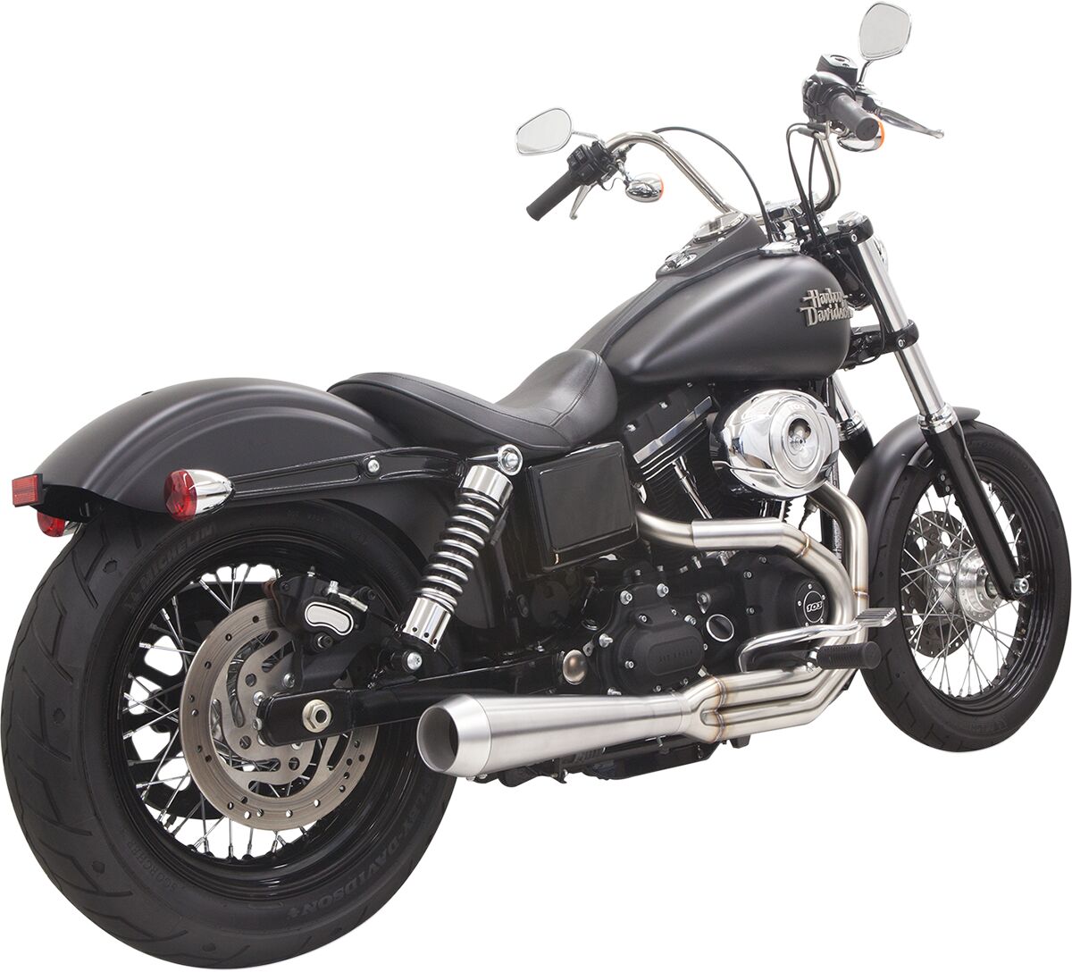 BASSANI XHAUST 1D1SS SCARICO COMPLETO 2 in 1 Road Rage Type III Harley Davidson FXDF 1690 91>17
