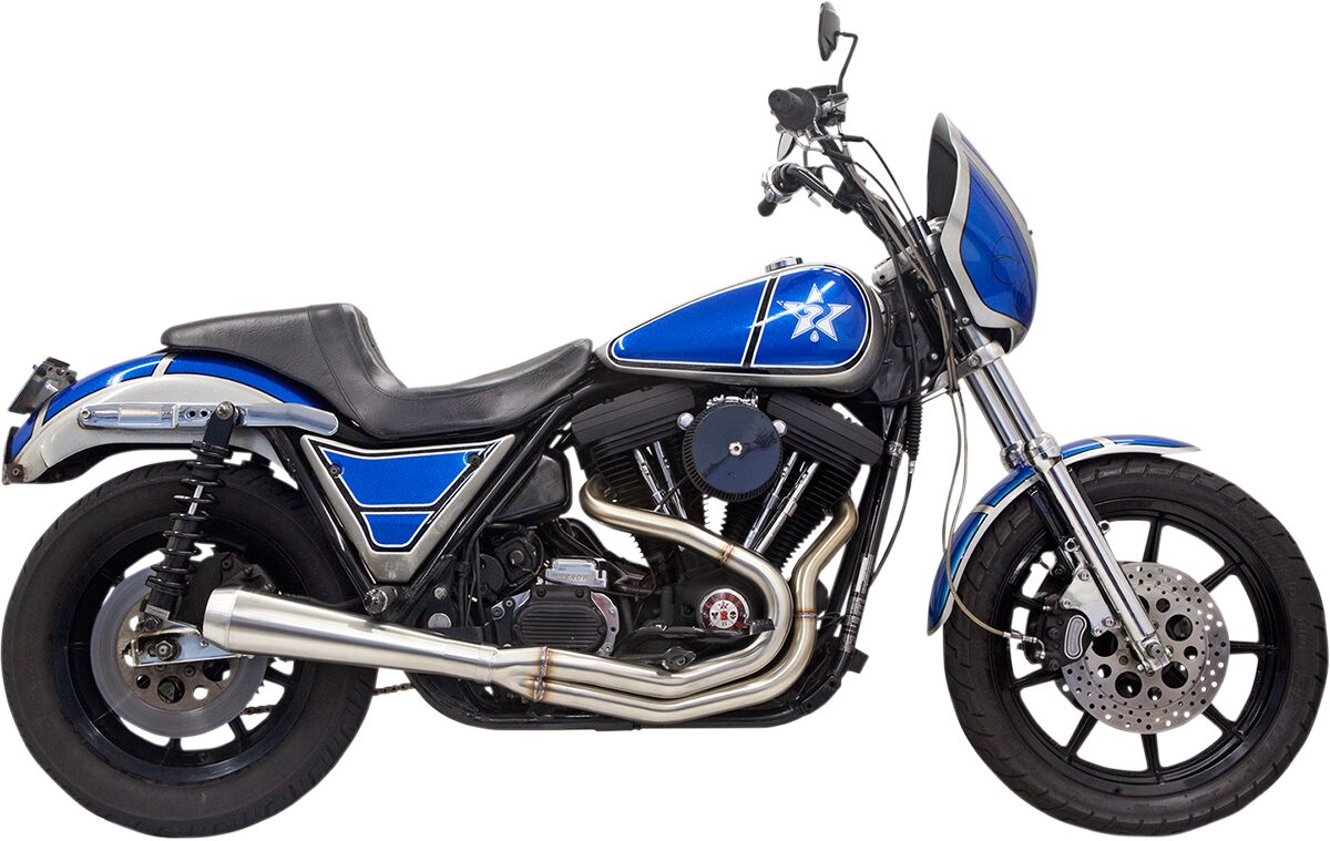 BASSANI XHAUST 1FXRSS SCARICO COMPLETO Road Rage III per FXR Harley Davidson FXR4 1340 84>00