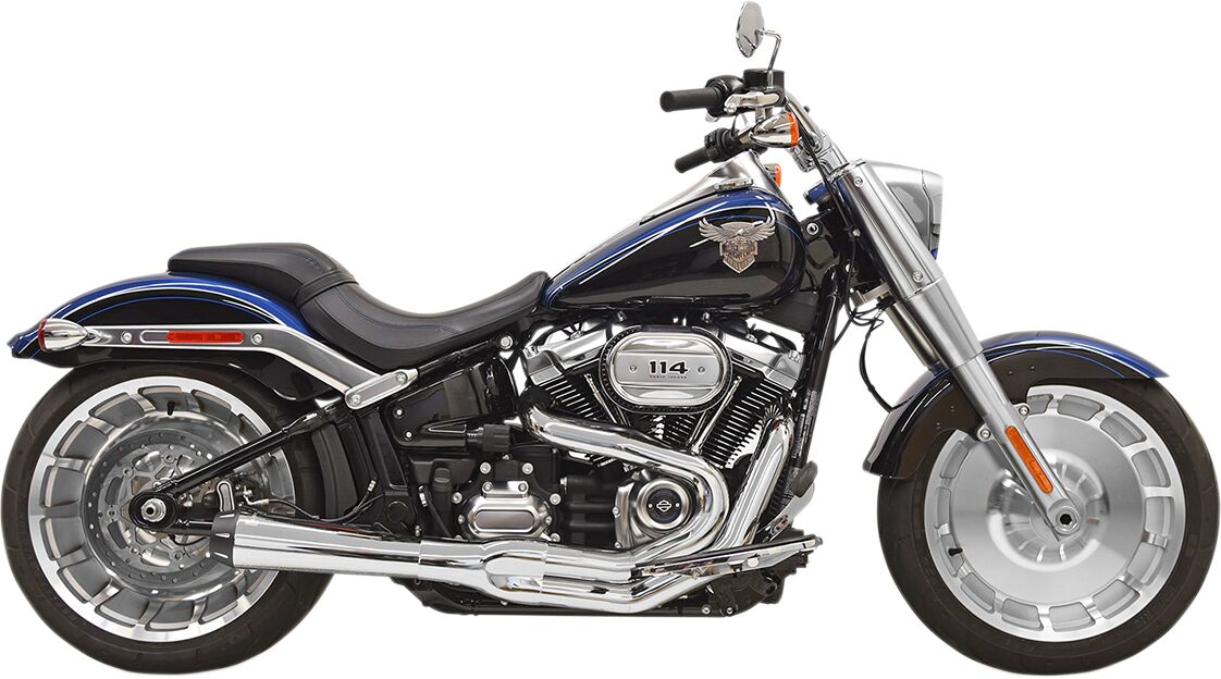 BASSANI XHAUST 1S62R SCARICO COMPLETO 2 in 1 Road Range Harley Davidson FLFBS 1868 ABS 18>21