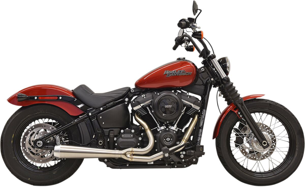 BASSANI XHAUST 1S72SS SCARICO COMPLETO 2 in 1 Road Range Harley Davidson FXLRS 1923 ABS 18>24