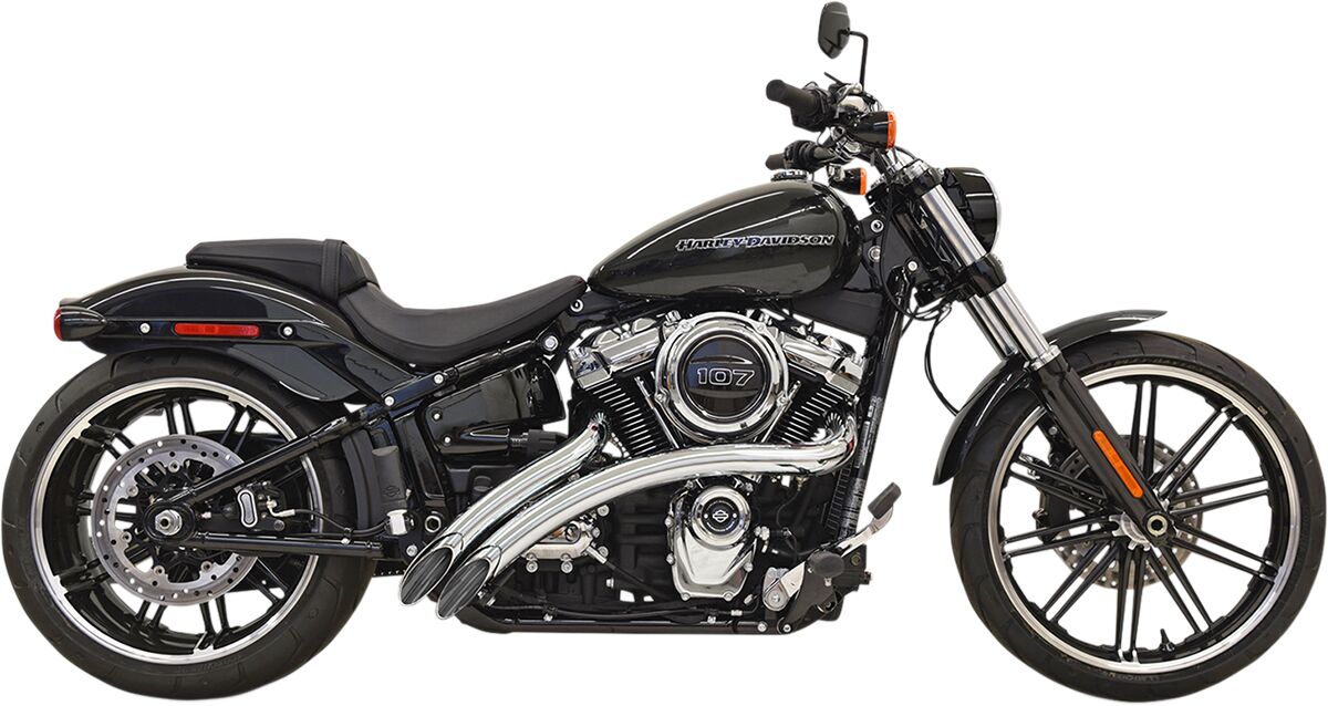 BASSANI XHAUST 1S21F SCARICO COMPLETO Radial Sweeper Harley Davidson FXBR 1923 ABS 18>25