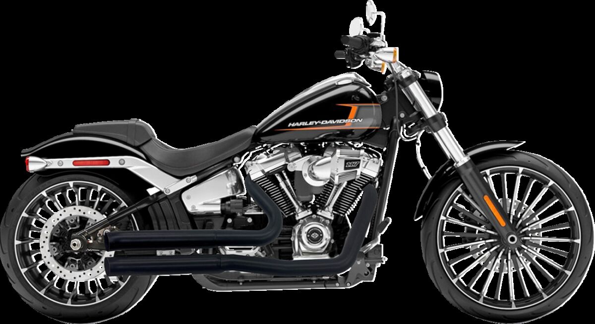 BASSANI XHAUST 1S34DB SCARICO COMPLETO Pro-Street Harley Davidson FXBR 1923 ABS 18>24