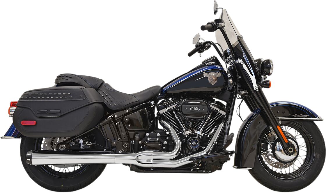BASSANI XHAUST 1S91R SCARICO COMPLETO 2 in 1 Road Range Harley Davidson FLHCS 1923 ABS 79>25
