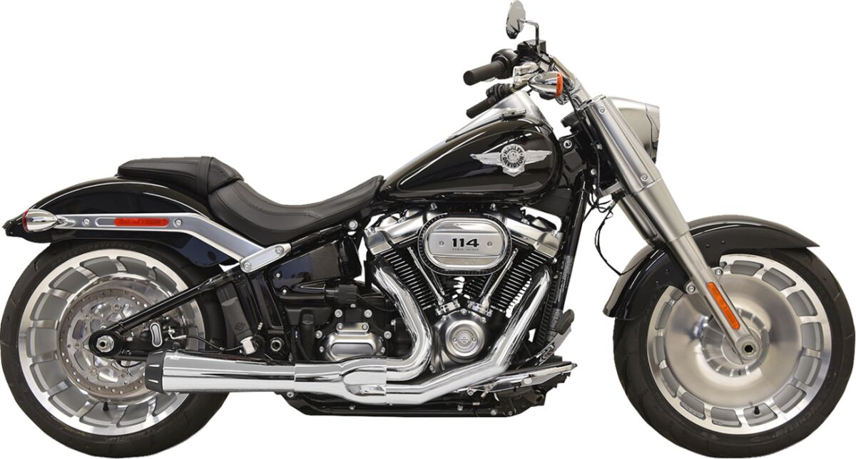 BASSANI XHAUST 1S94R SCARICO COMPLETO 2 in 1 Road Range Harley Davidson FLFBS 1923 ABS 18>25