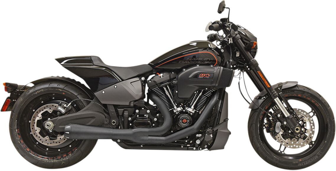 BASSANI XHAUST 1S94RB SCARICO COMPLETO 2 in 1 Road Range Harley Davidson FLFBS 1923 ABS 18>25