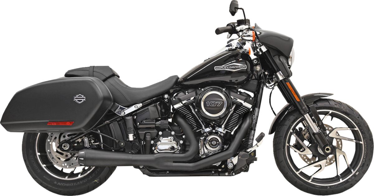 BASSANI XHAUST 1S81RB SCARICO COMPLETO 2 in 1 Road Range Harley Davidson FXLRST 1923 ABS	18>25