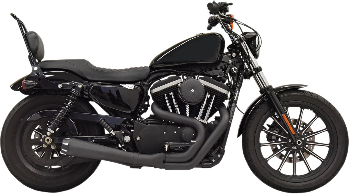 BASSANI XHAUST 1X42RB SCARICO COMPLETO 2 in 1 Road Range Harley Davidson XLH 883 86>03