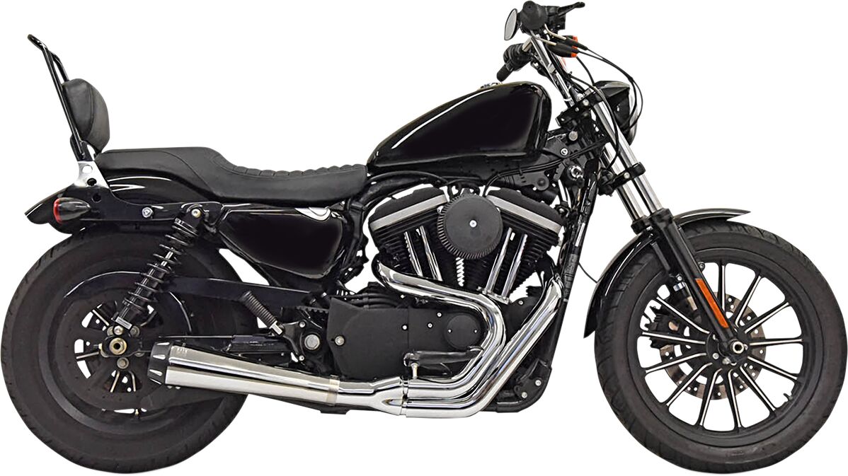BASSANI XHAUST 1X52R SCARICO COMPLETO 2 in 1 Road Range Harley Davidson XL 883 N 04>22