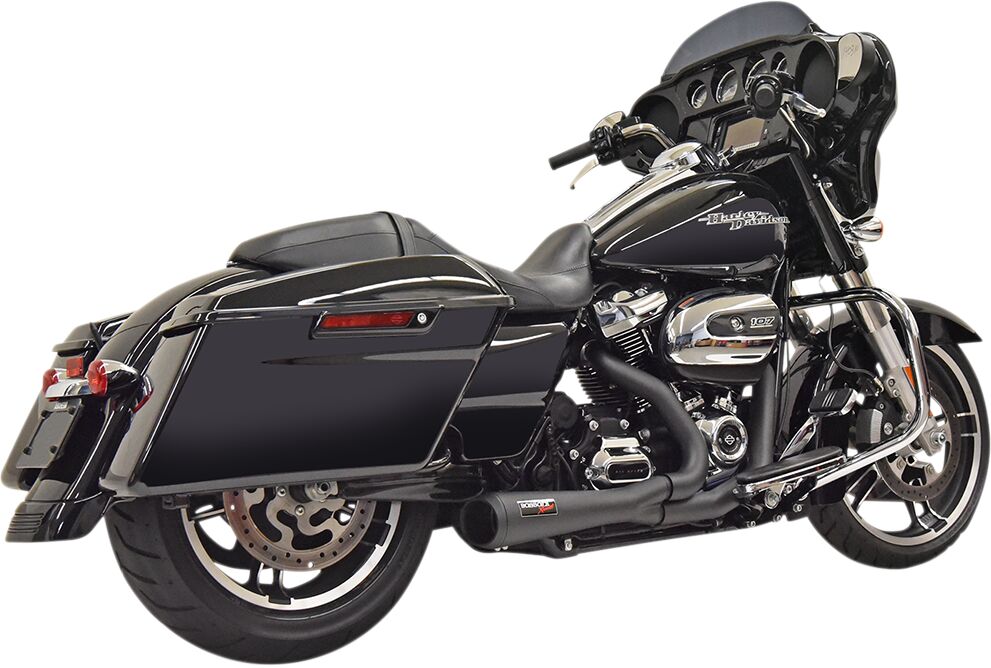 BASSANI XHAUST 1F42RB SCARICO COMPLETO corto 2 in 1 Road Rage Harley Davidson FLHRXS 1868 ABS 17>25