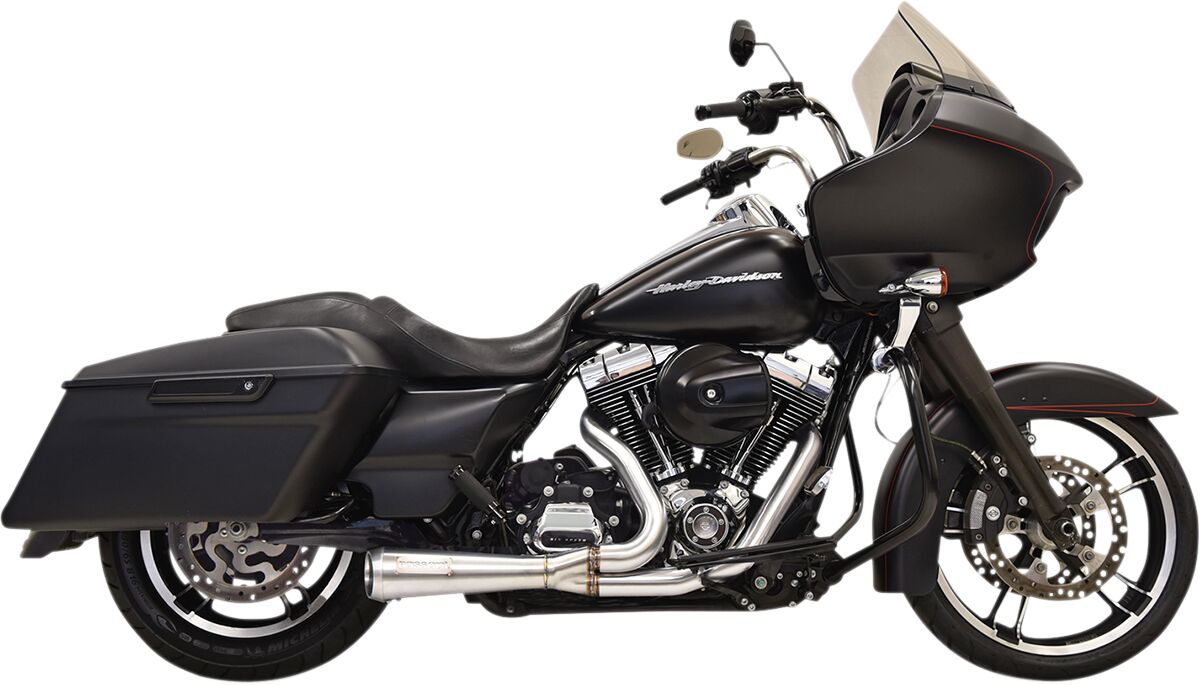 BASSANI XHAUST 1F52SS SCARICO COMPLETO corto 2 in 1 Road Rage Harley Davidson FLHXS 1690 ABS 95>16