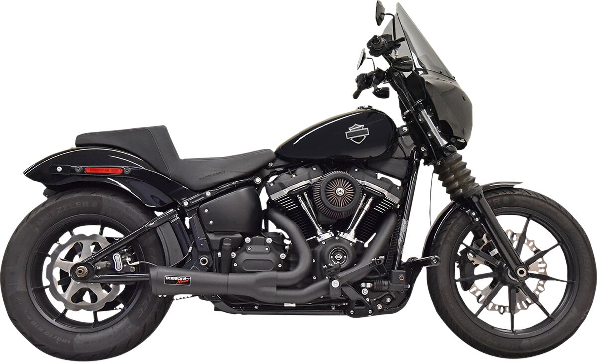 BASSANI XHAUST 1S73B SCARICO COMPLETO The Ripper Short Road Rage 2-into-1 Harley Davidson FXLRS 1923 ABS 18>24