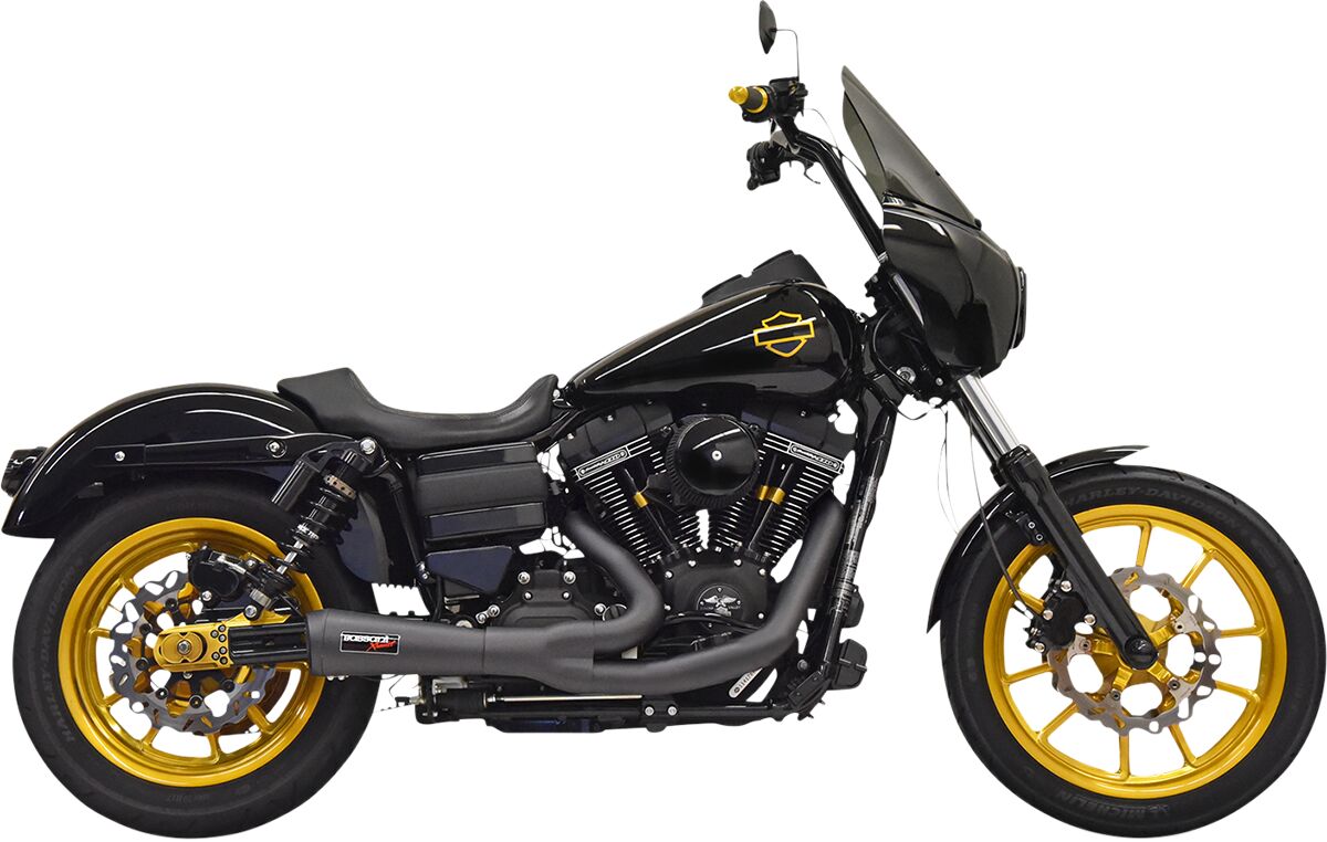 BASSANI XHAUST 1D6B SCARICO COMPLETO 2 in 1 Ripper Harley Davidson FXDF 1690 06>17