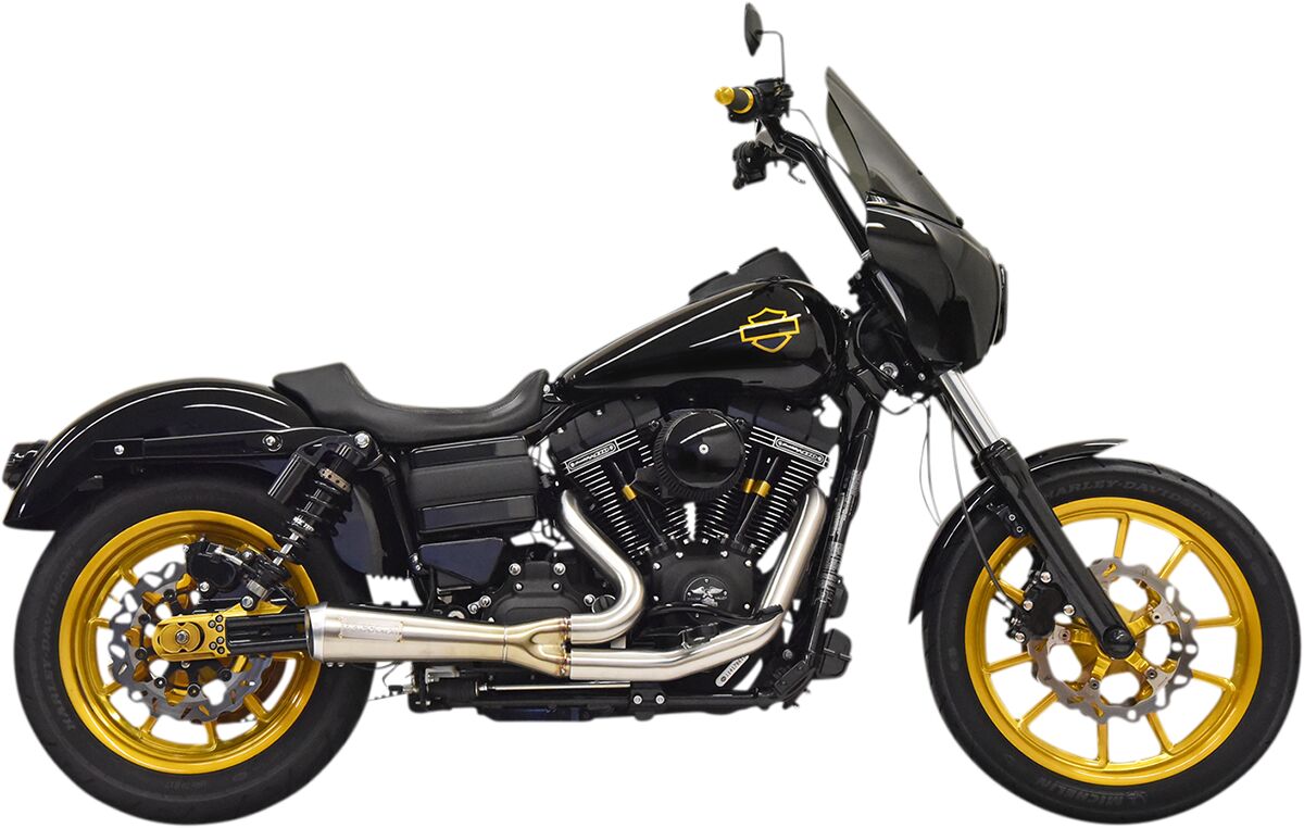 BASSANI XHAUST 1D6SS SCARICO COMPLETO 2 in 1 Ripper Harley Davidson FXDF 1690 06>17