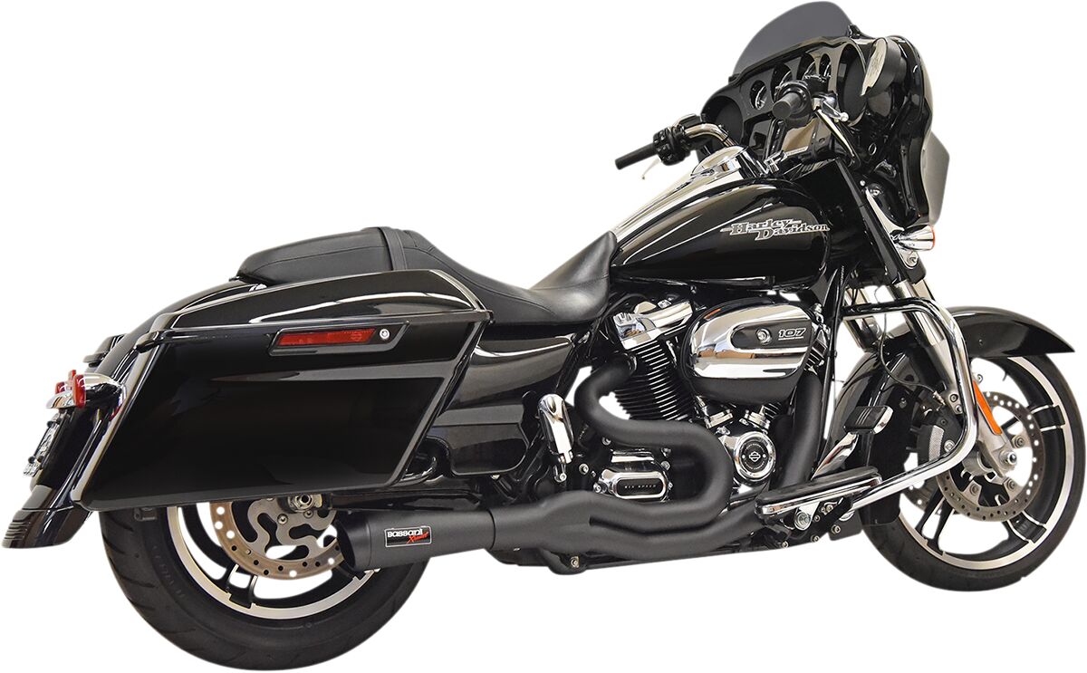 BASSANI XHAUST 1F72B SCARICO COMPLETO 2 in 1 Road Rage II lunghezza media Harley Davidson FLHRXS 1868 ABS 17>25