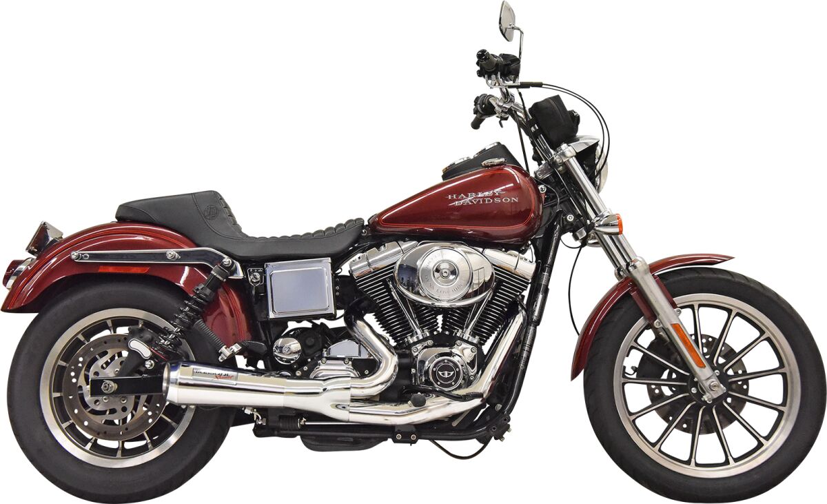 BASSANI XHAUST 1D5C SCARICO COMPLETO 2 in 1 Ripper Harley Davidson FXDXI 1450 EFI 91>05