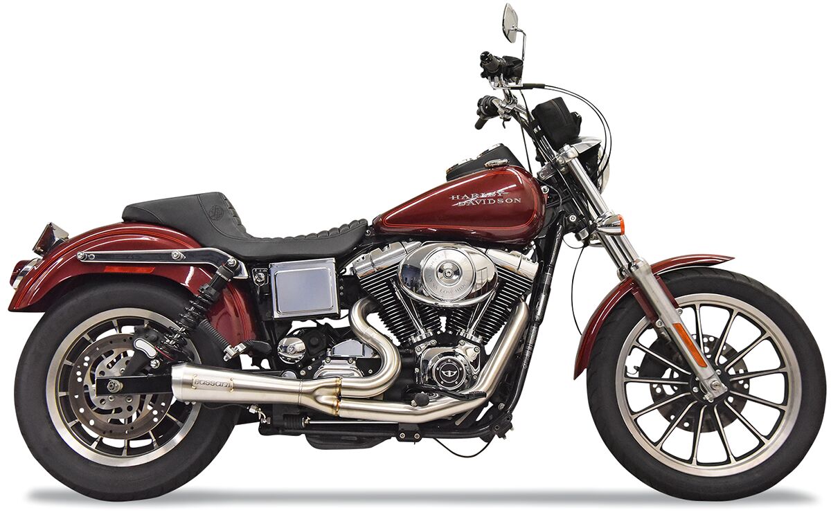 BASSANI XHAUST 1D5SS SCARICO COMPLETO 2 in 1 Ripper Harley Davidson FXDXI 1450 EFI 91>05