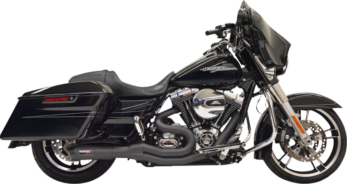 BASSANI XHAUST 1F61B SCARICO COMPLETO Mega 2:1 Harley Davidson FLHRI 1450 EFI 95>06