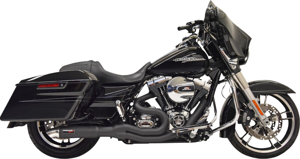 BASSANI XHAUST 1F67B SCARICO COMPLETO Hot Rod 2:1 Harley Davidson FLHRI 1450 EFI 95>06
