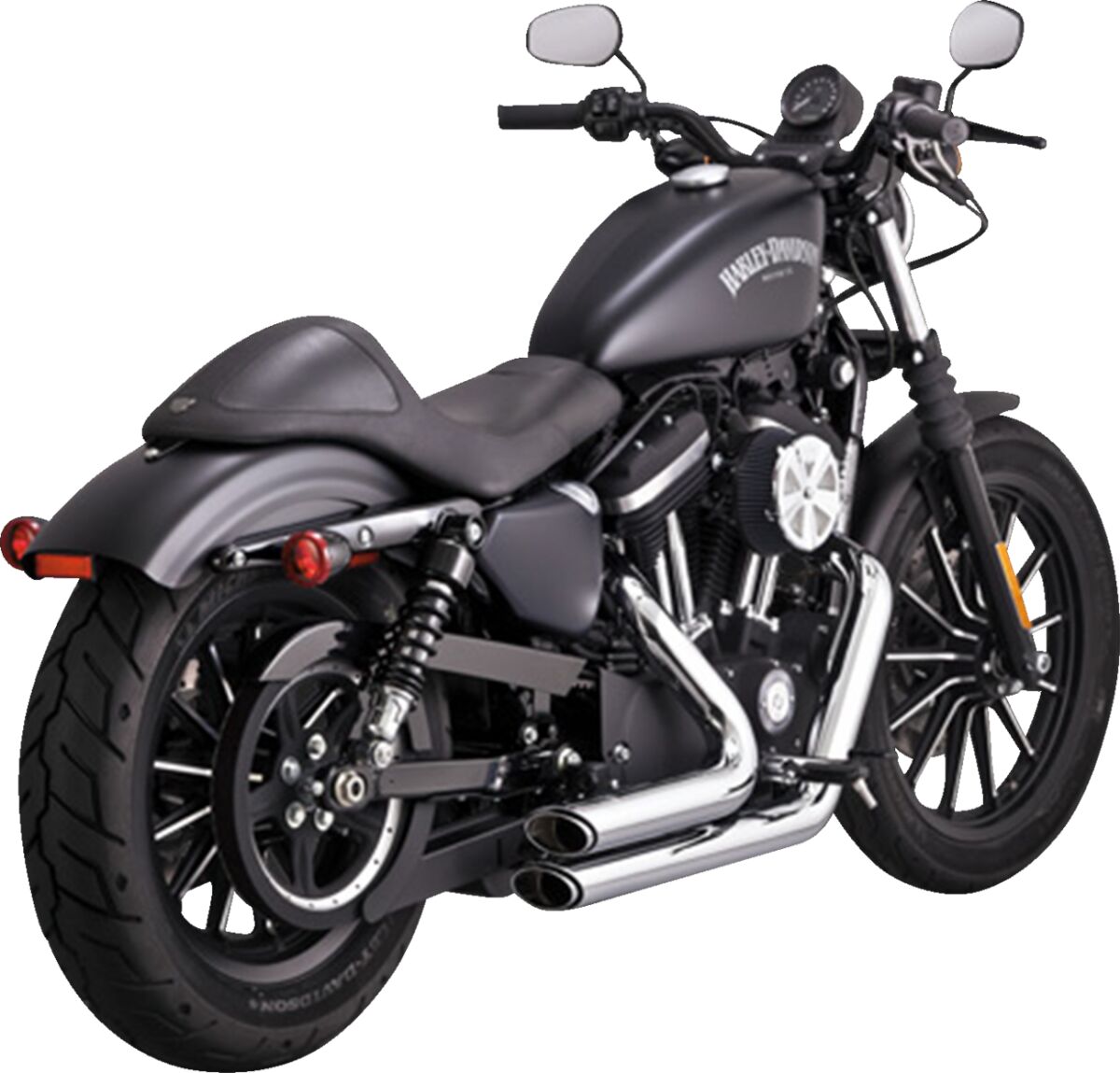 VANCE HINES 17329 Scarico Staggered Shortshot HARLEY DAVIDSON XL 883 N 14>22