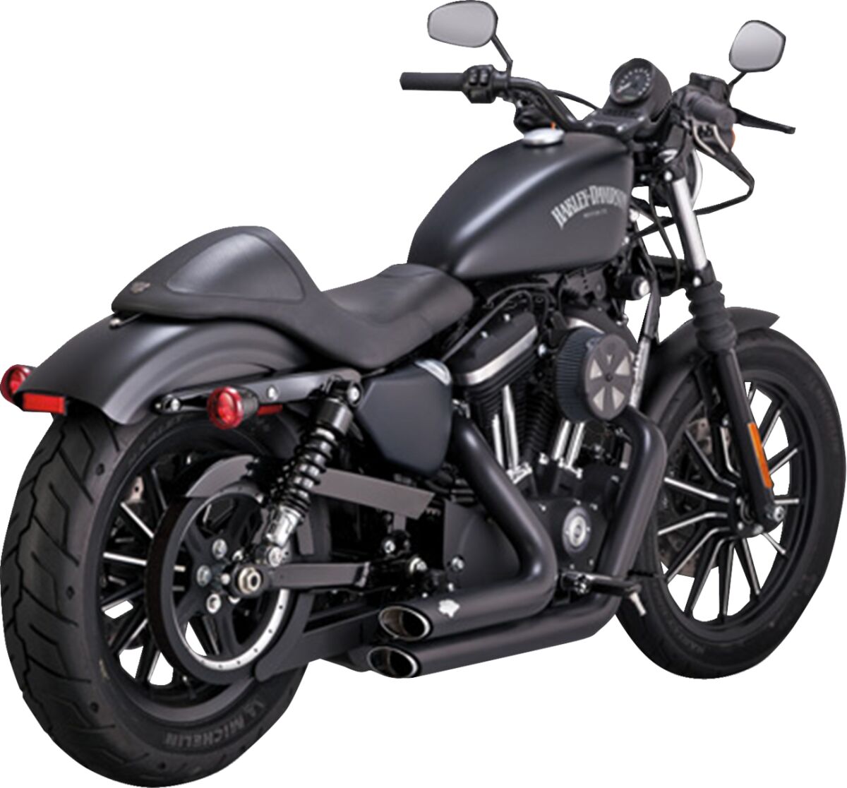 VANCE HINES 47329 Scarico Staggered Shortshot HARLEY DAVIDSON XL 883 N 14>22
