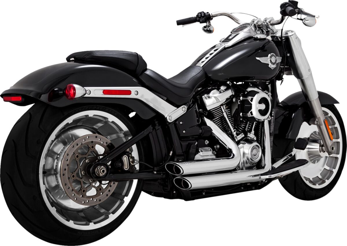 VANCE HINES 17335 Scarico Staggered Shortshot HARLEY DAVIDSON FXBR 1923 ABS 18>24