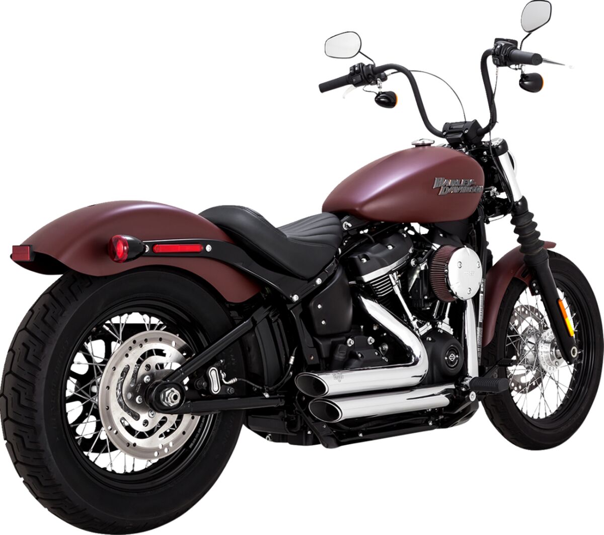 VANCE HINES 17333 Scarico Staggered Shortshot HARLEY DAVIDSON FXLRS 1923 ABS 18>24