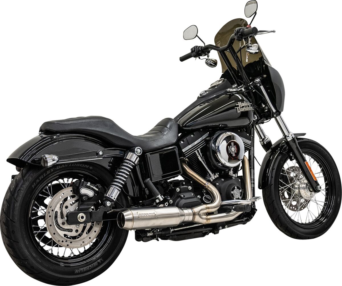 BASSANI XHAUST 1D7SS SCARICO COMPLETO 2 in 1 Ripper Super Bike Harley Davidson FXDF 1690 06>17