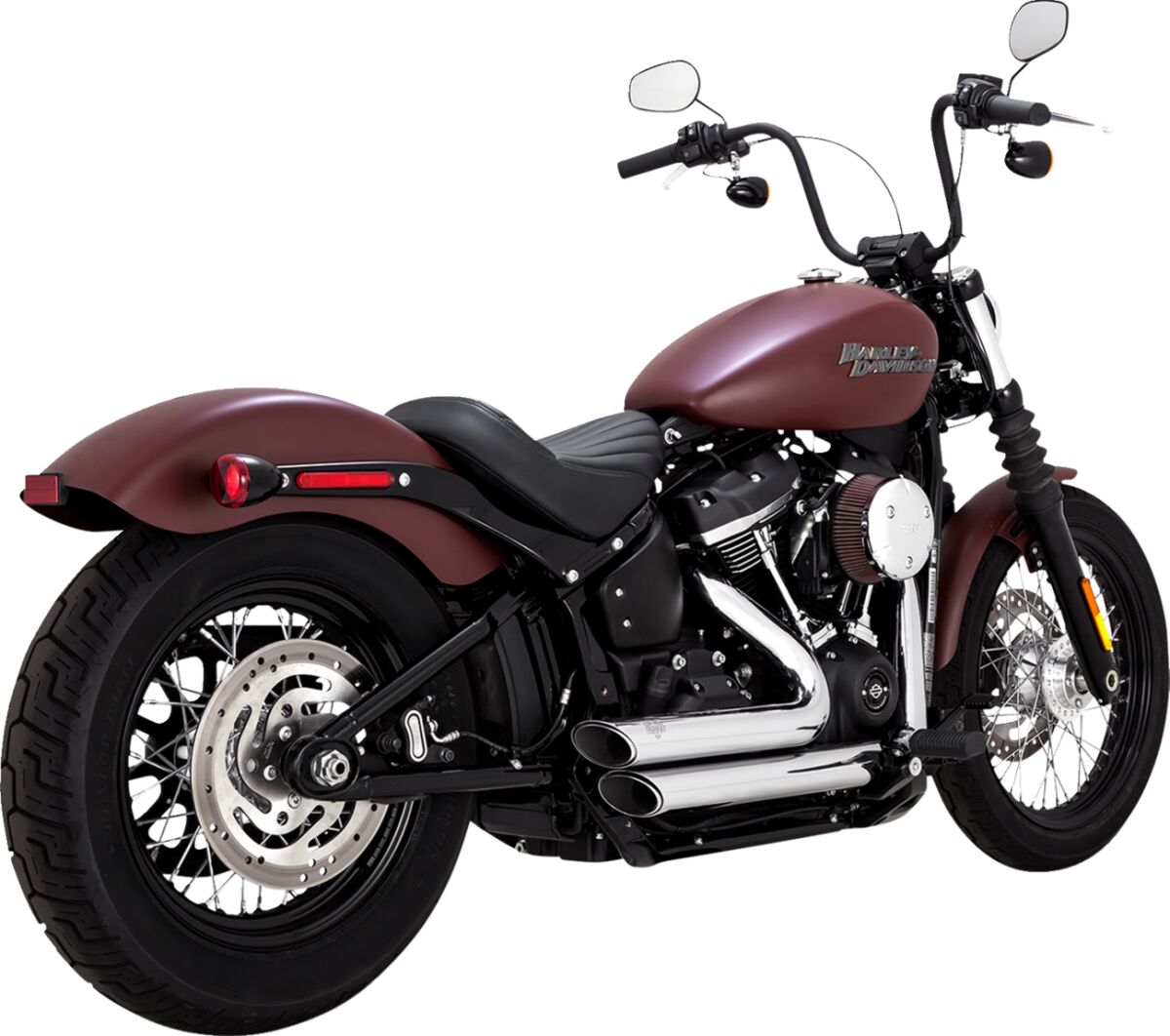 VANCE HINES 17333-22 Scarico Staggered Shortshot PCX HARLEY DAVIDSON FLHCS 1923 ABS 18>25