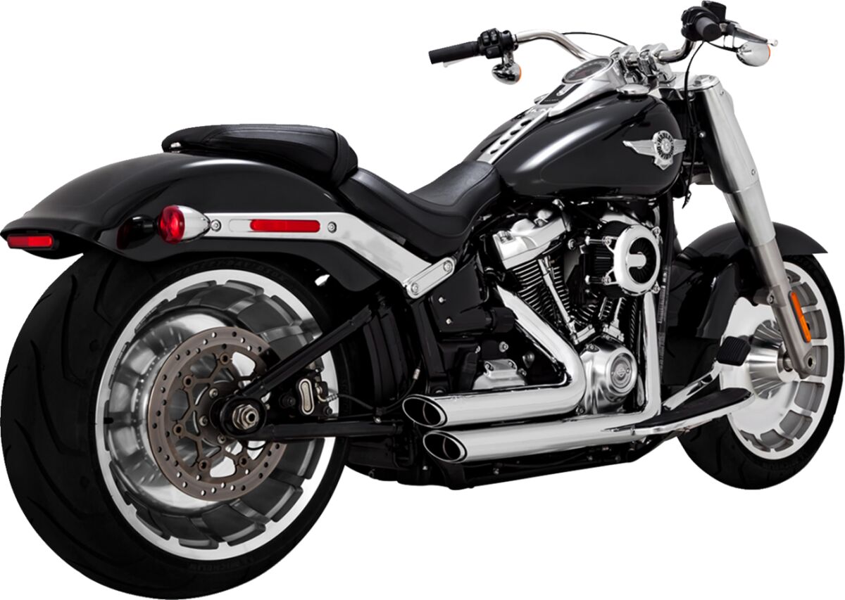 VANCE HINES 17335-22 Scarico Staggered Shortshot HARLEY DAVIDSON FXBR 1923 ABS 18>25