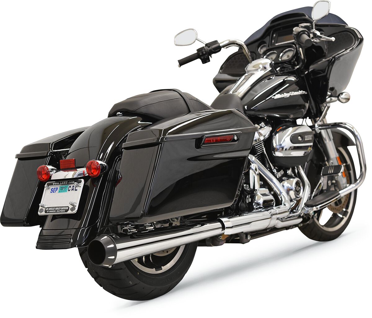 BASSANI XHAUST 1F17R Silenziatore slip-on con rimozione crossover Harley Davidson FLHRXS 1868 ABS	17>25