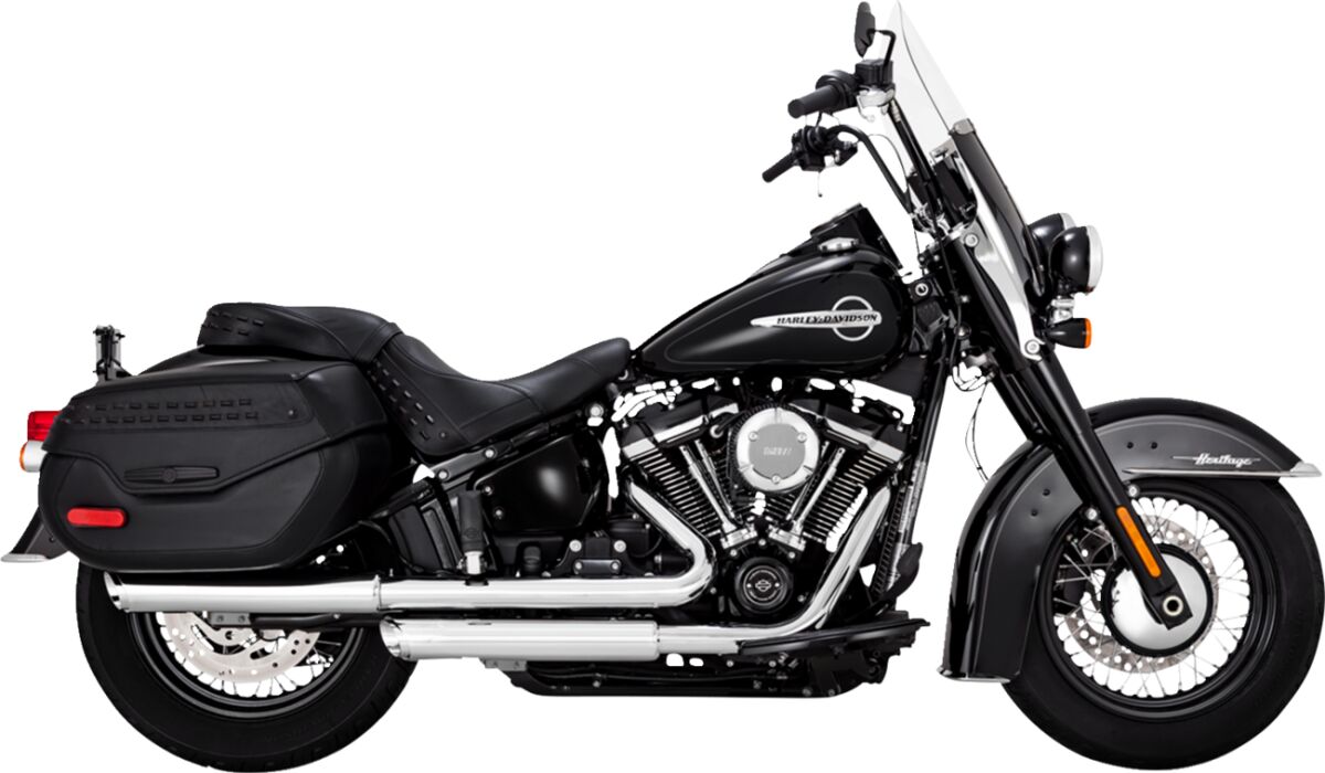 VANCE HINES 16379 Silenziatori slip-on Twin Slash da 3″ HARLEY DAVIDSON FLHCS 1868 ABS 18>24