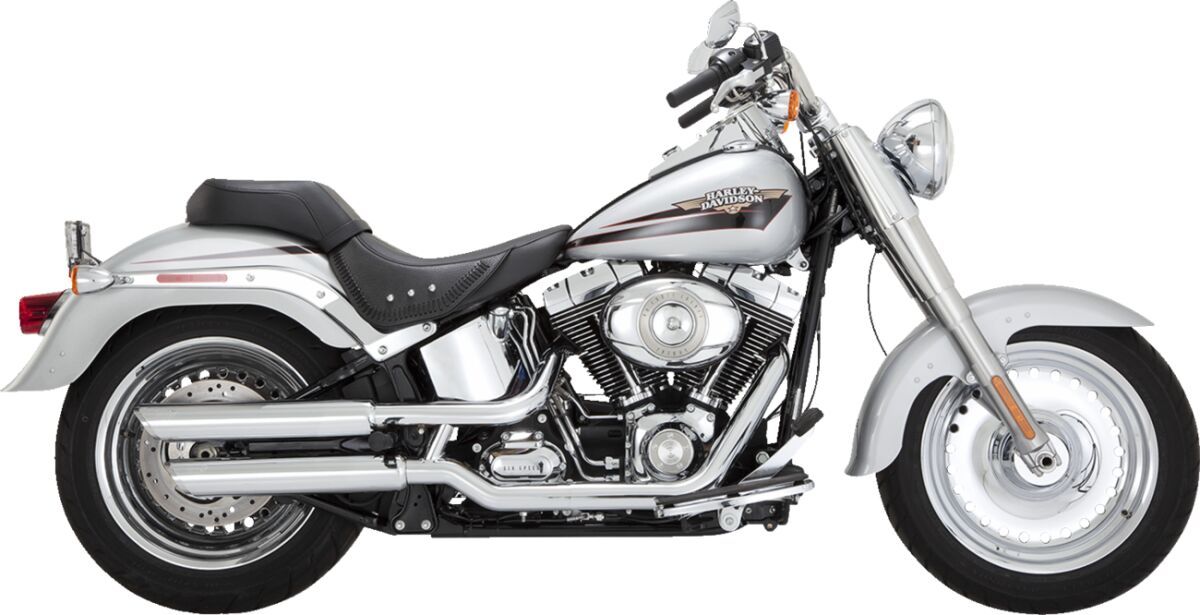 VANCE HINES 16343 Silenziatori slip-on Twin Slash da 3″ HARLEY DAVIDSON FLSTF 1690 ABS 07>17