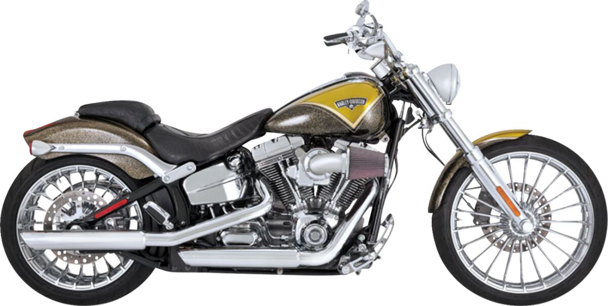 VANCE HINES 16335 Silenziatori slip-on Twin Slash da 3″ HARLEY DAVIDSON FLSTC 1690 ABS 07>17