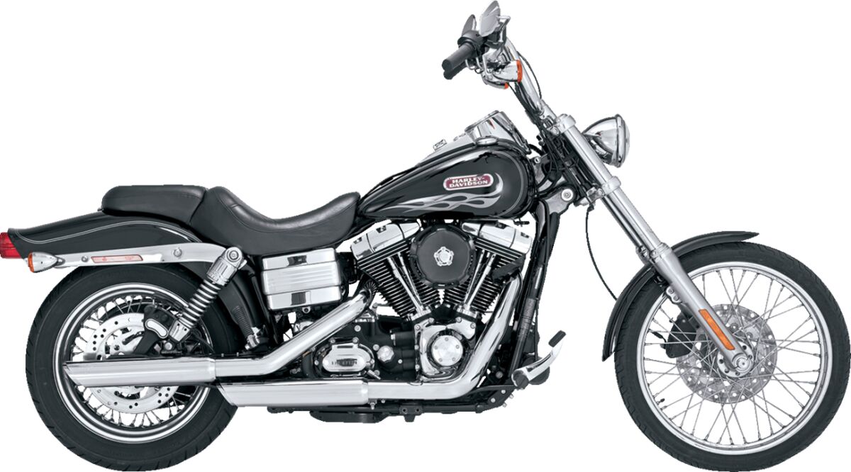 VANCE HINES 16337 Silenziatori slip-on Twin Slash da 3″ HARLEY DAVIDSON FXDB 1690 ABS 91>17