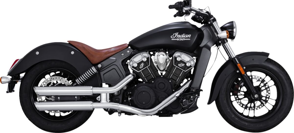 VANCE HINES 18323 Silenziatori slip-on Twin Slash da 3″ INDIAN SCOUT 60 ABS 15>24