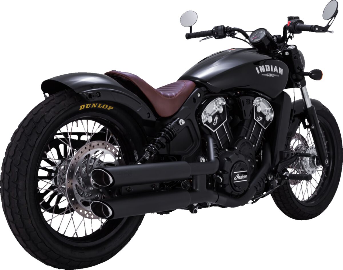 VANCE HINES 48323 Silenziatori slip-on Twin Slash da 3″ INDIAN SCOUT 60 ABS 15>24