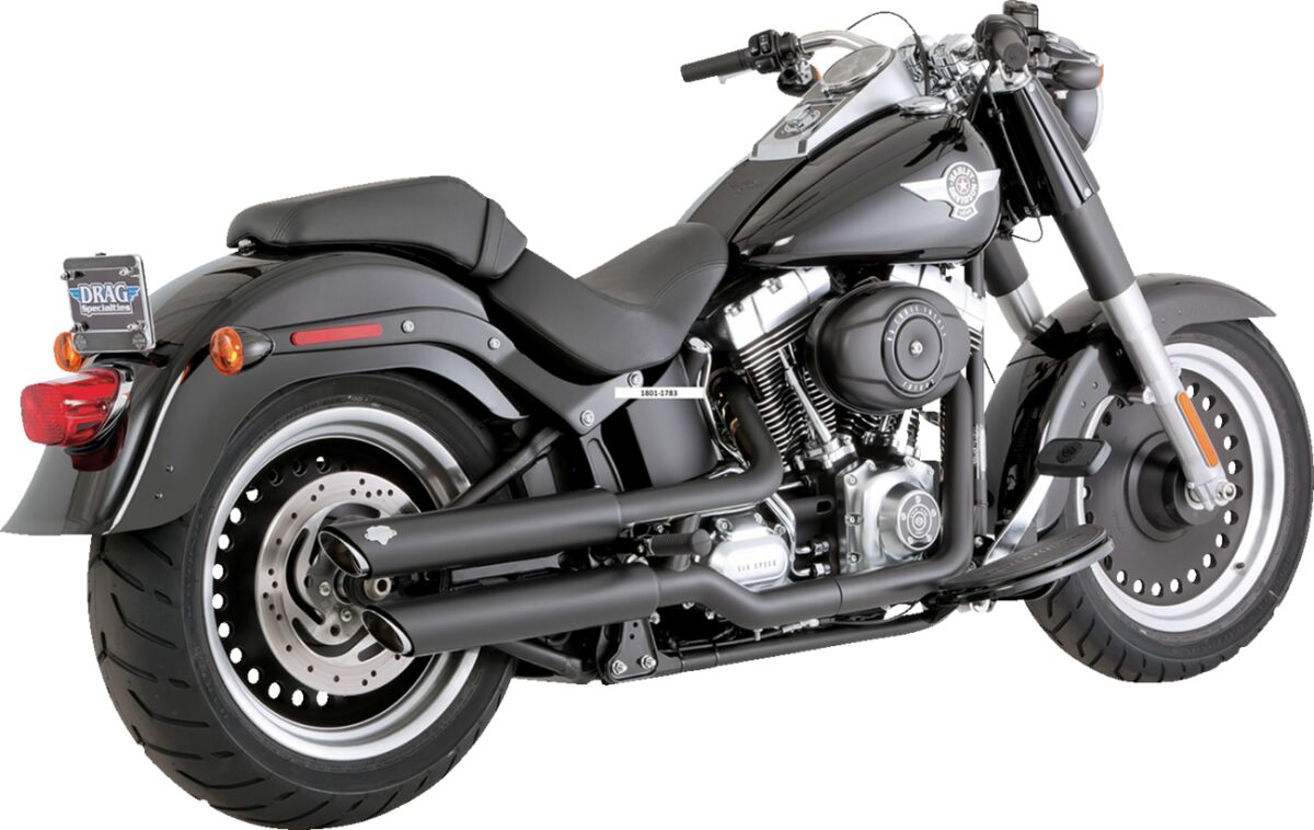 VANCE HINES 46844 Silenziatori slip-on Twin Slash da 3″ HARLEY DAVIDSON FLSTF 1584 07>09