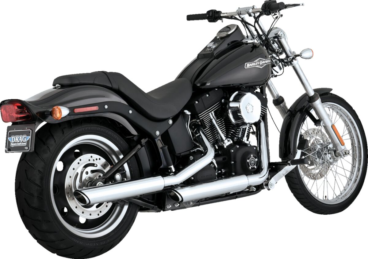 VANCE HINES 16834 Silenziatori slip-on Twin Slash da 3″ HARLEY DAVIDSON FXCWC 1584 07>09