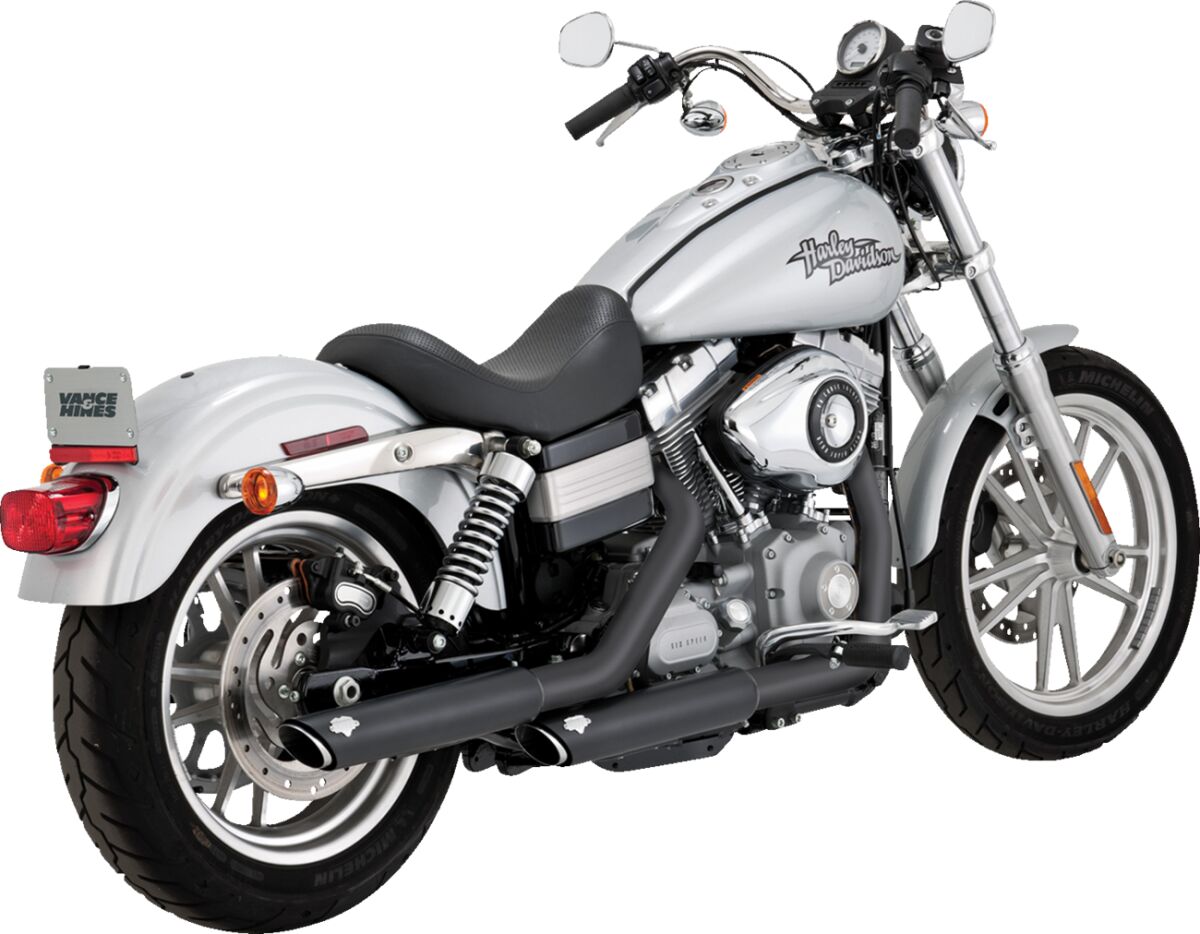 VANCE HINES 46838 Silenziatori slip-on Twin Slash da 3″ HARLEY DAVIDSON FXDC 1584 91>09