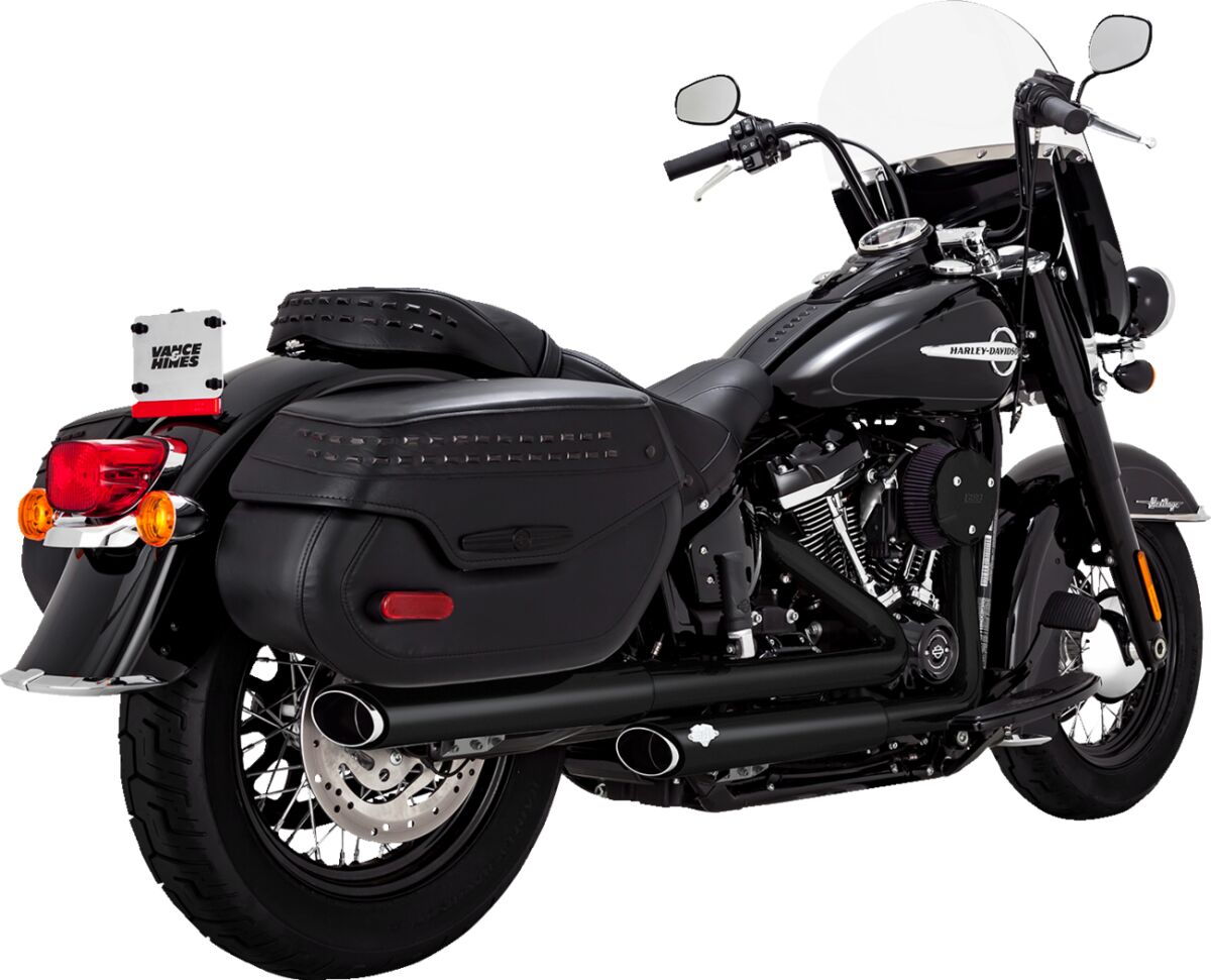 VANCE HINES 46379 Silenziatori slip-on Twin Slash HARLEY DAVIDSON FLHC 1750 ABS 18>22