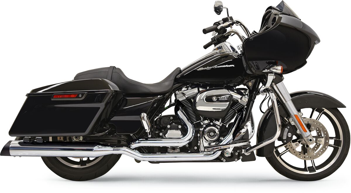 BASSANI XHAUST 11515A Collettore True Dual Down Under Harley Davidson FLHR 1750 ABS 17>22