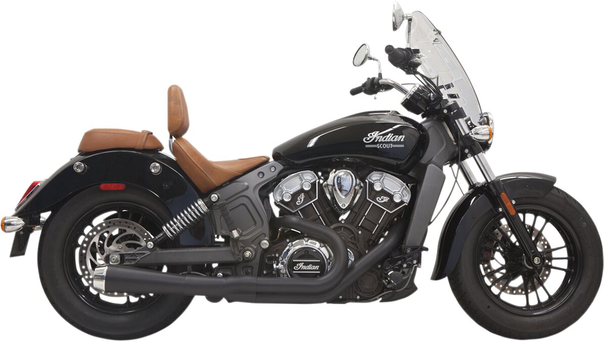 BASSANI XHAUST 8S12JB SCARICO COMPLETO 2 in 1 Road Range INDIAN SCOUT 60 ABS 15>24