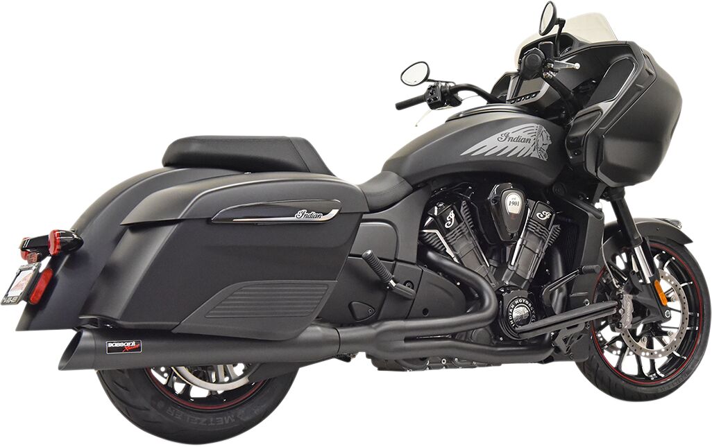 BASSANI XHAUST 8H18SB SCARICO COMPLETO Road Rage 2:1 INDIAN CHALLENGER 108 ABS 20>25
